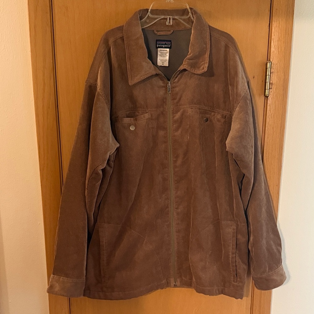 Patagonia Men's Cordwarmer Corduroy Full Zip Fleece Lined Jacket Shacket Size XL